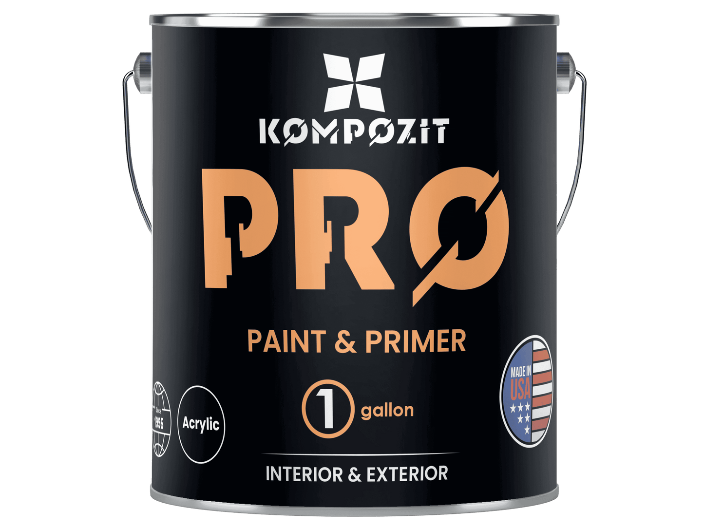 Pintura e imprimador acrílico Kompozit PRO