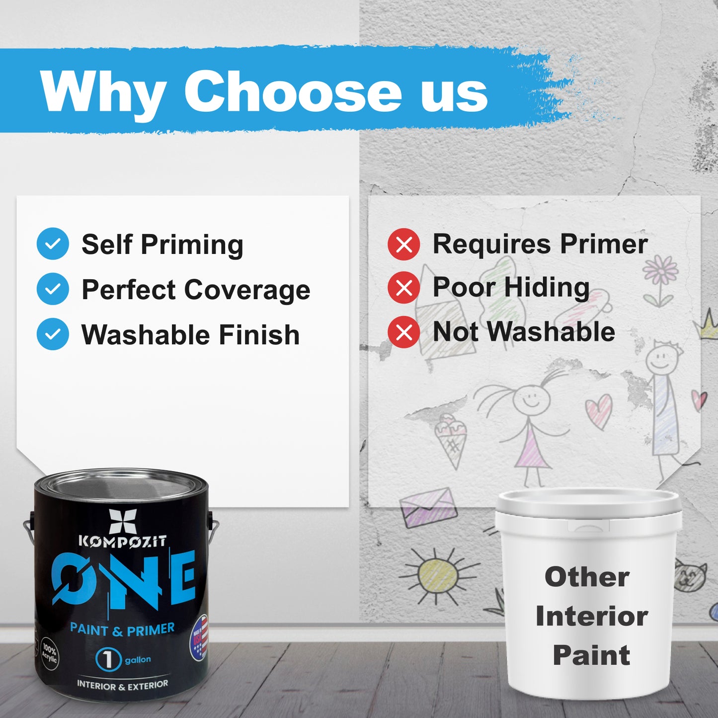 ONE Paint & Primer Interior/Exterior