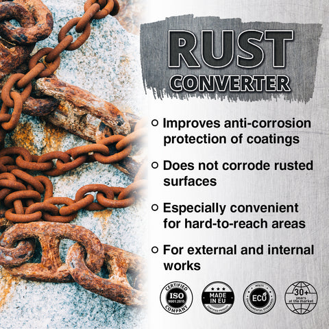 Rust converter KRAKEN "Kompozit",  spray 250 ml (8.45 fl oz)