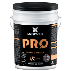 Pintura e imprimador acrílico Kompozit PRO