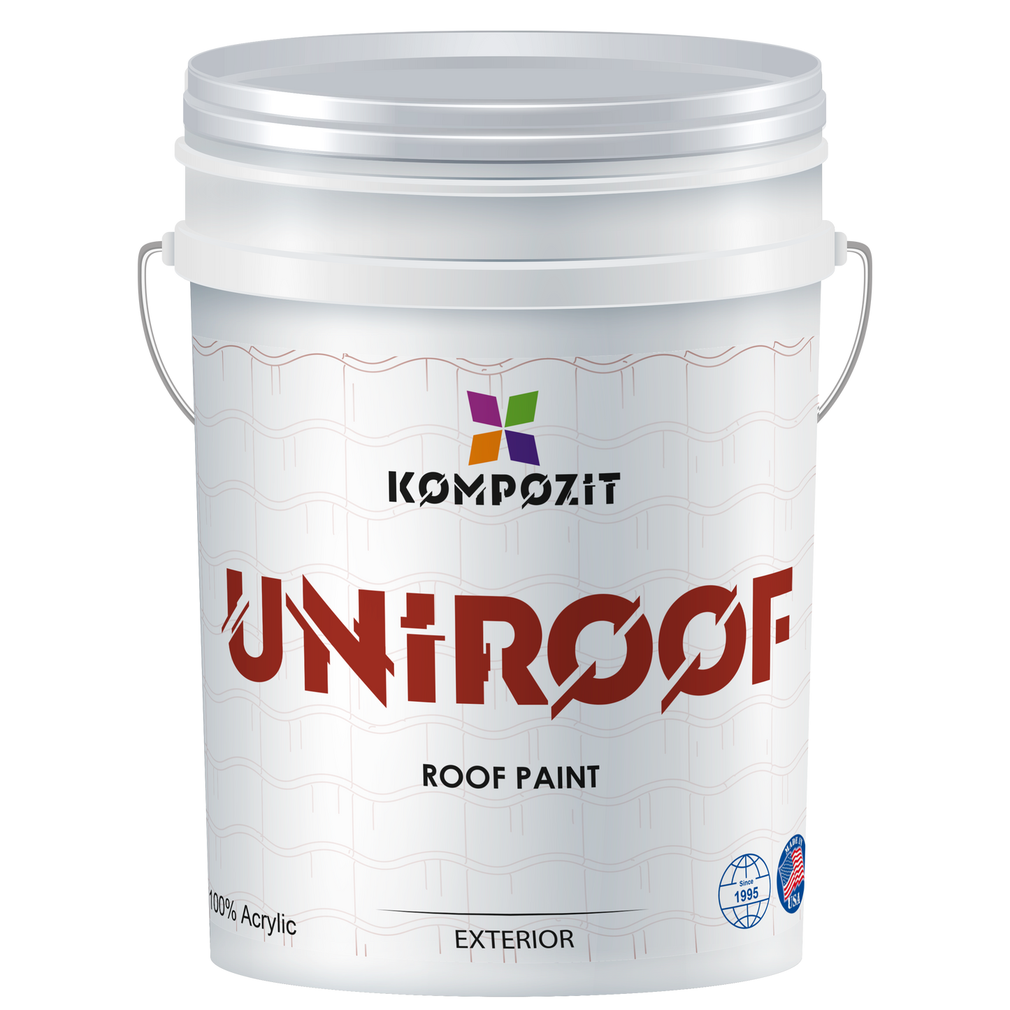 Kompozit UNIROOF Roof Paint 100% Acrylic