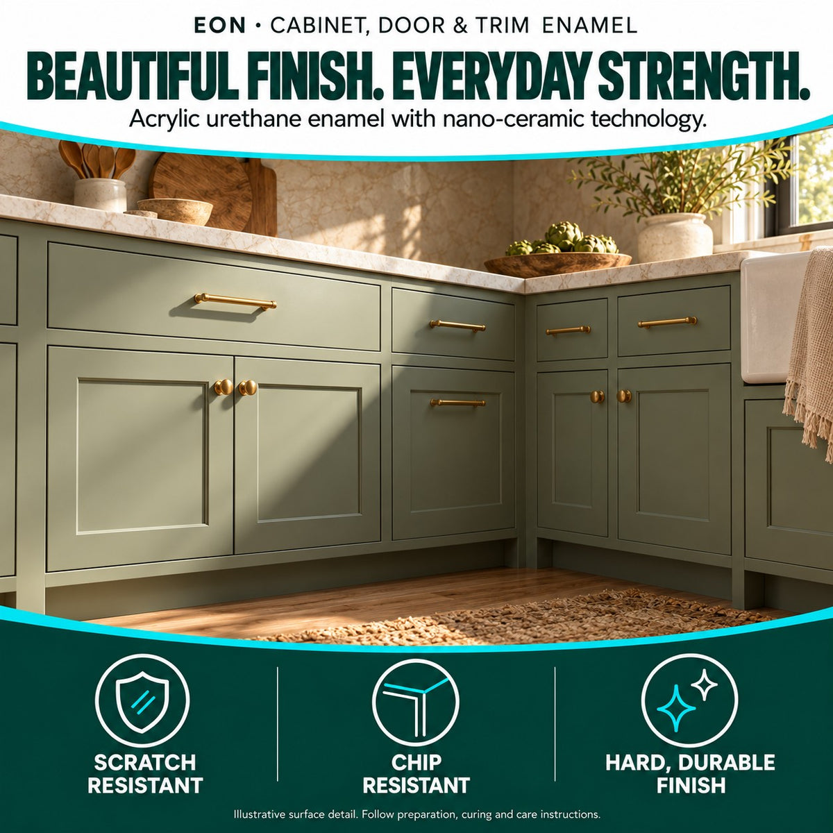 EON Acrylic Urethane Cabinet, Door & Trim Enamel