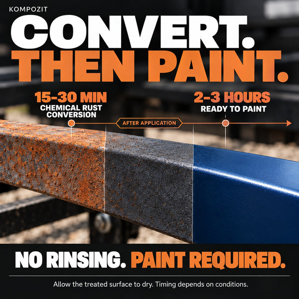 Rust Converter for Metal & Steel