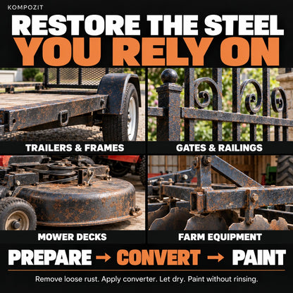 Rust Converter for Metal & Steel